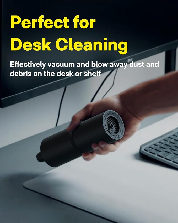 HOTO Handheld Vacuum Cleaner Cordless, Desk Vacuum Cleaner Compressed Electric - Image 8