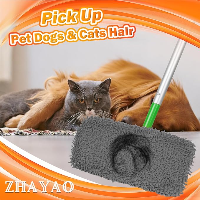 Reusable 100% Coral Fleece Mop Pads Compatible - Image 6