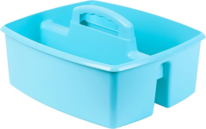 Storex 2-Compartment Large Caddy – Multipurpose Classroom Organizer - Image 3