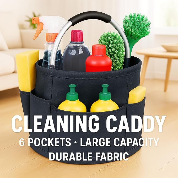17L Foldable Cleaning Caddy - Image 2