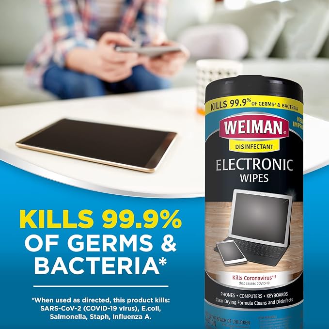 Weiman Electronic Screen Cleaner Wipes - Image 6