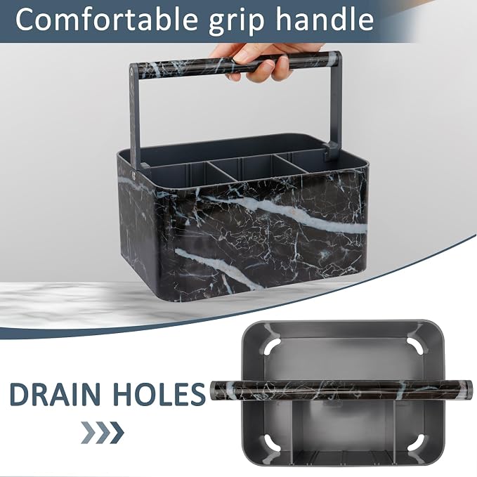 Plastic Shower Caddy Dorm: Portable Bathroom Caddy Organizer - Image 3