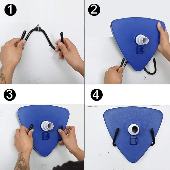 YYST Pool Tool Organizer Holder Pool Cleaning Accessory Organizer Holder Rack - Image 4