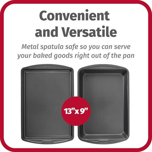 GoodCook Everyday Nonstick Steel 5-Piece Bakeware Set, Includes Cookie Sheet - Image 2