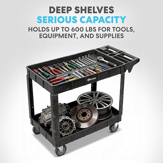 Simpli-Magic Simpli-Magic Rolling Utility Cart on Wheels, Heavy Duty - Image 5