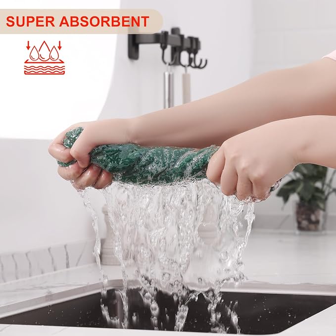 Kitinjoy 100% Cotton Waffle Weave Kitchen Hand Towels - Image 3