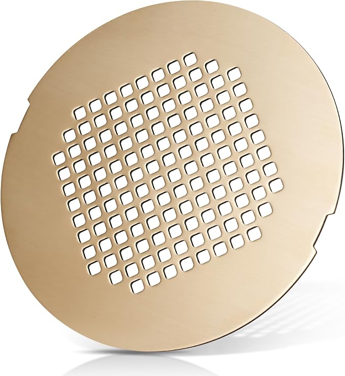 Shower Drain Cover, Shower Drain Hair Catcher Snap-in Replacement Strainer by Uxoz