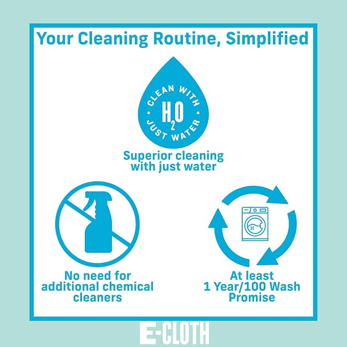 E-Cloth Glass & Polishing Cloths, Premium Microfiber Glass Cleaner, Glass and - Image 6