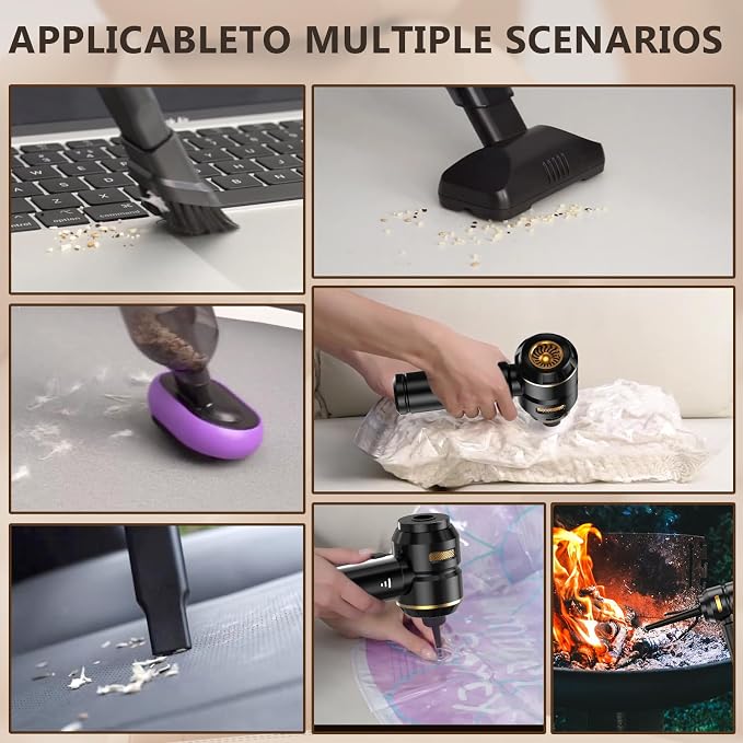 Handheld Vacuum Cordless 22000PA High Power Car Vacuum Cleaner - Image 3