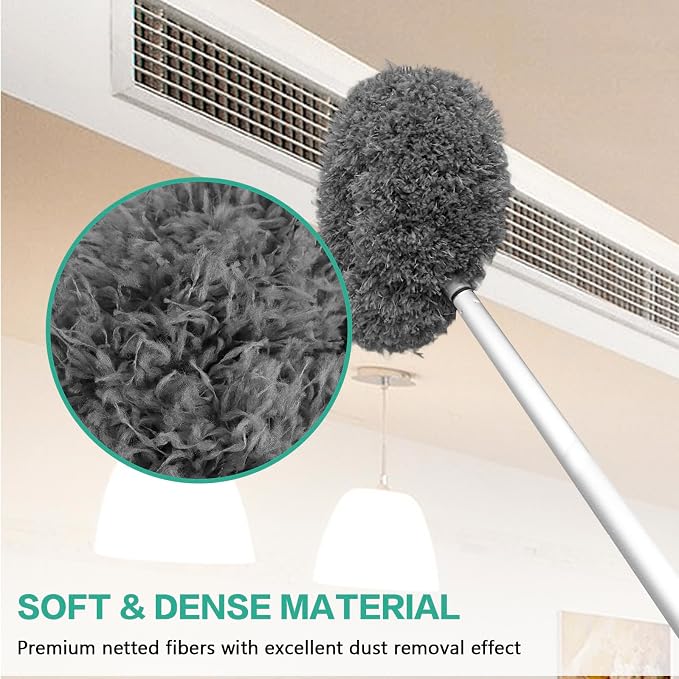 Ceiling Fan Cleaner Duster Reusable Microfiber Ceiling Fan Blade Cleaner - Image 5
