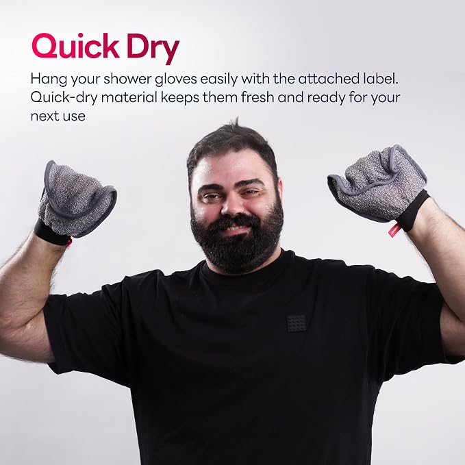 Exfoliating Mitt, Body Scrubber - Image 4