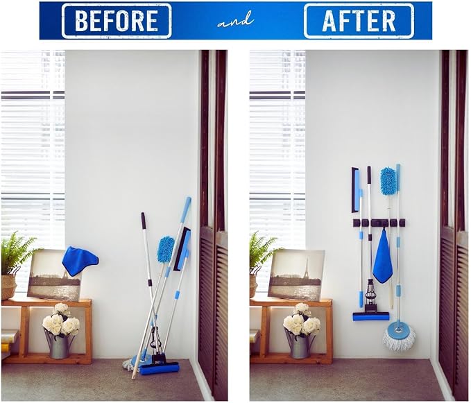 Displays By Jack wall mounted Broom and mop Holder - Image 2