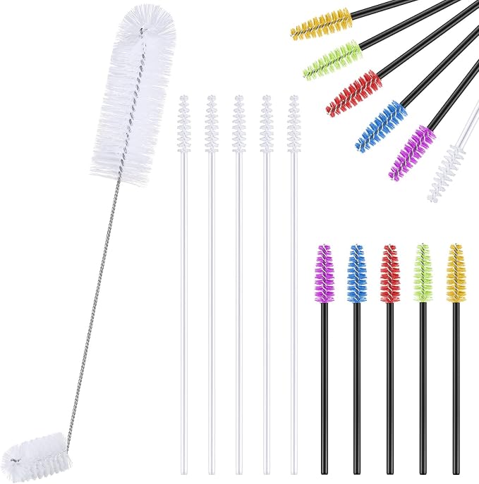 Hummingbird Feeder Cleaning Brush 19 Pieces 3 Size Mini Nylon Double Headed 2 by Perthlin