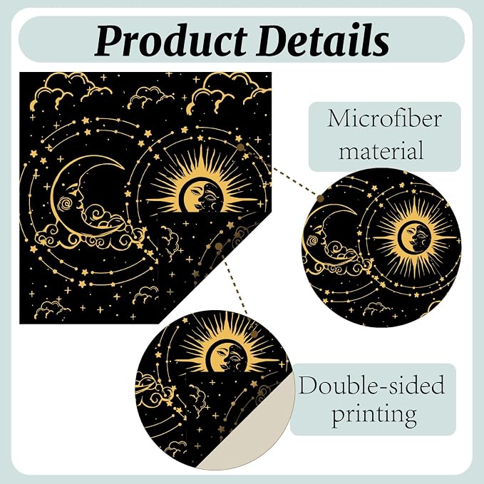 CREATCABIN 6 Packs Thickened Glasses Cleaning Cloth Elegant Flower Design - Image 3
