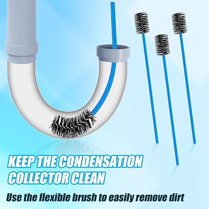 4pcs Condensate Trap Flexible Drain Brush, 16 Inch Nylon Condensate Pipe Drain - Image 5