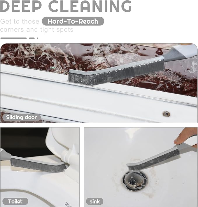 Crevice Cleaning Brush Bathroom Tile Groove Gap Cleaning Brush Premium Crevice - Image 2