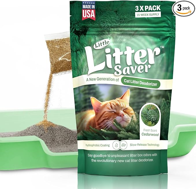 Little Litter Saver | a New Generation Of Cat Litter Box Deodorizer | Unique by LittleSaver