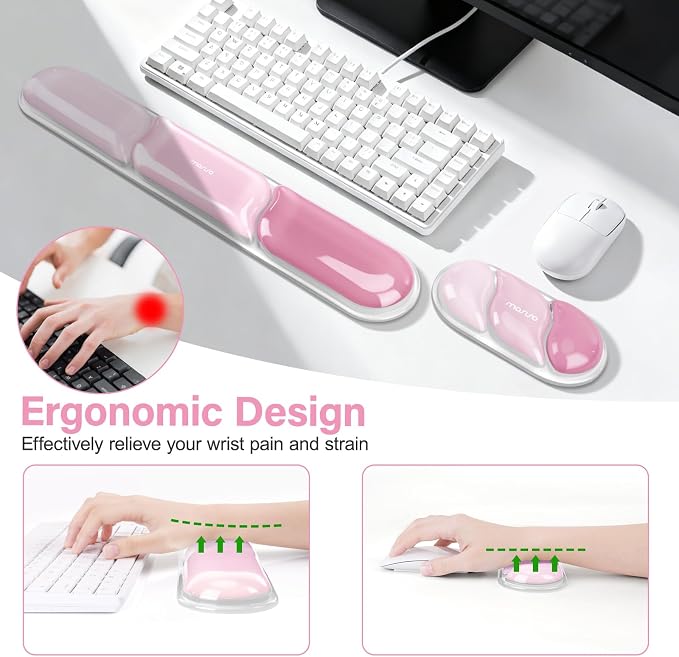 MOSISO Gel Keyboard Wrist Rest&Wrist Support - Image 4