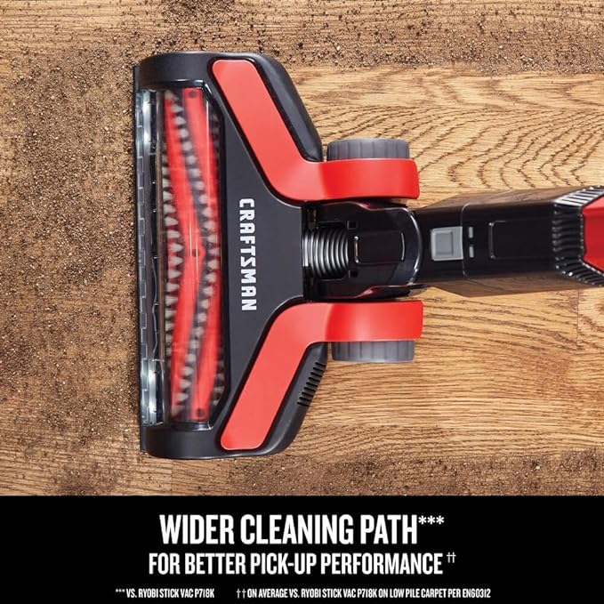 CRAFTSMAN V20 Cordless Stick Vacuum Kit, Removable Battery Included - Image 5