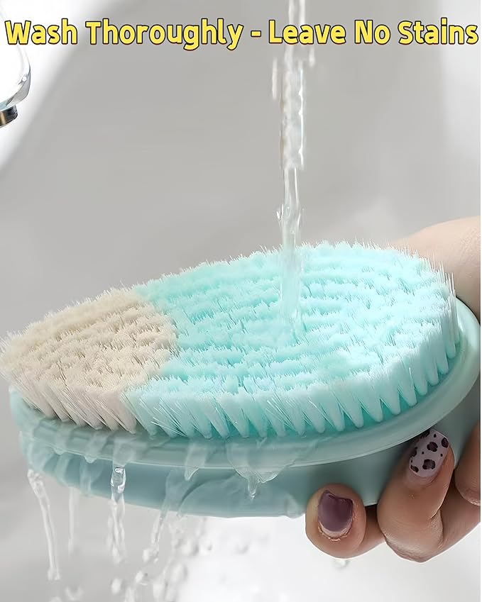2 Pack Soft Bristle Cleaning Scrub Brush Laundry Brush Scrubber Brush - Image 7