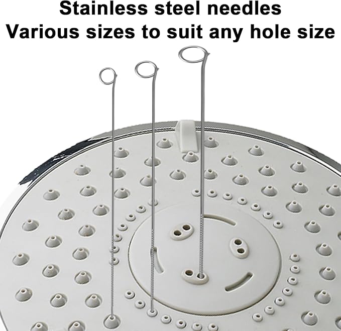 40pcs Shower Head Cleaning Tool Kit, 2 Designs Showerhead Cleaner Brushes and - Image 4