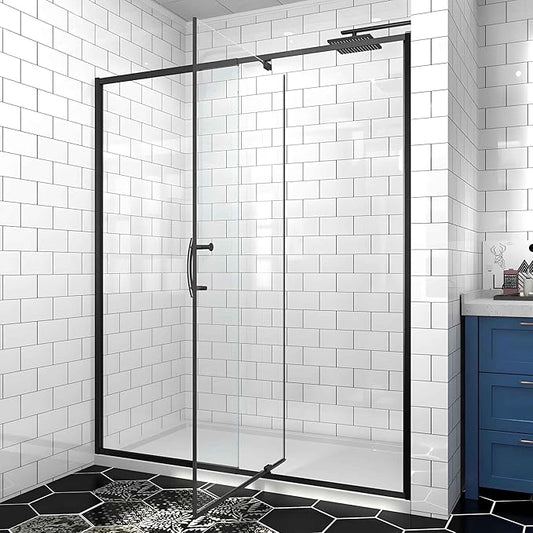 56-60" W x 71" H Pivot Glass Shower Door, 1/4" Thick Clear SGCC Tempered Shower by Unknown