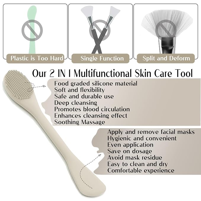 Face Mask Brush Applicator, Mask Brushes - Image 2