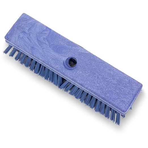 SPARTA Plastic Floor Scrub Brush, Brush Head Only, Deck Brush - Image 2