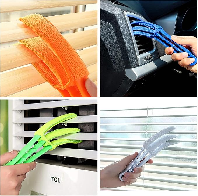 Universal Blind Cleaning Brush, Microfiber Venetian Blind Cleaner Brush Tool - Image 5