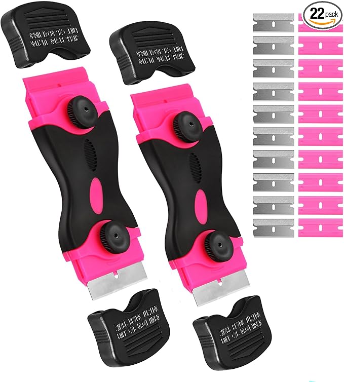 2PACK Razor Blade Scraper, 2-in-1 Scraper Tool by Viadom
