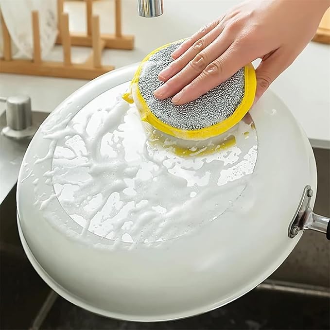 Dual-Sided Dishwashing Reusable Sponge - Image 3