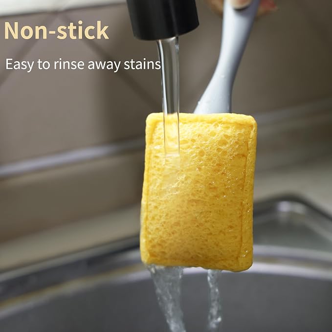 ARCLIBER Dish Brush Refill 5 Pcs Sponge Refills Fits Hook and Loop Handles - Image 6
