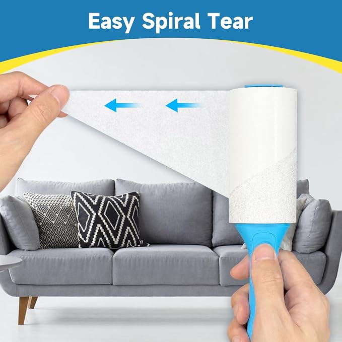 Swihauk 1200 Sheets Extra Sticky Lint Rollers - Image 4