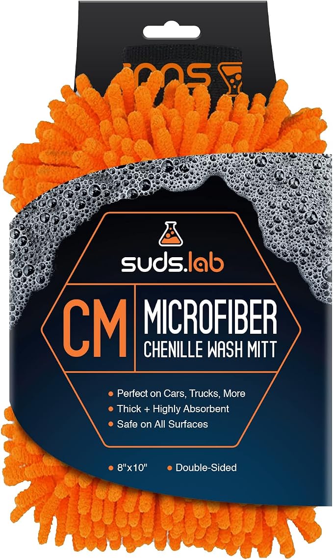 Suds Lab CM Chenille Microfiber Wash MItt by SudsLab