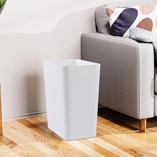 3-Pack 4.5 Gallon Plastic Rectangular Wastebasket - Image 5