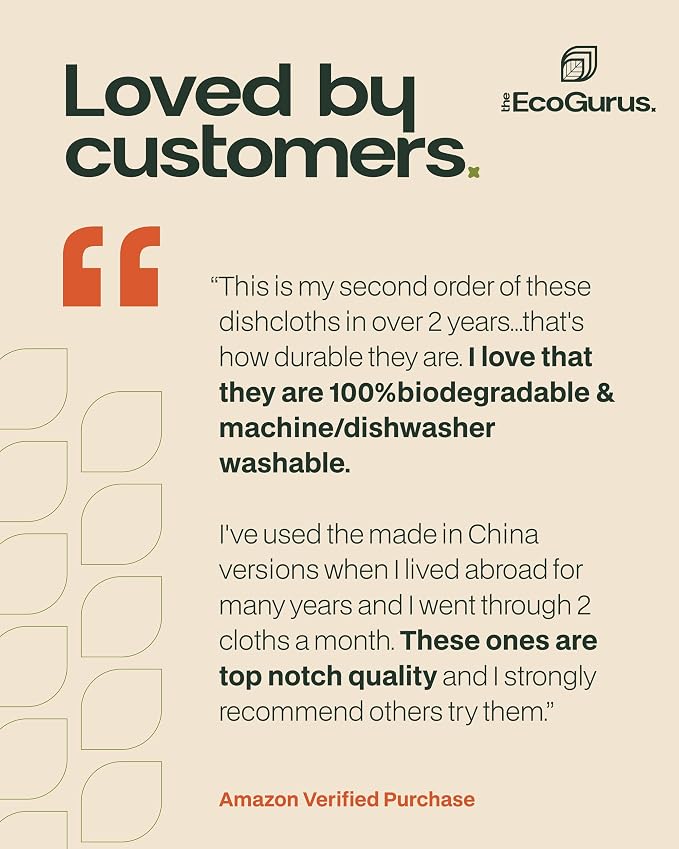 Original Swedish Dishcloth – Made in Sweden, 10 Cloths, Reusable & - Image 7