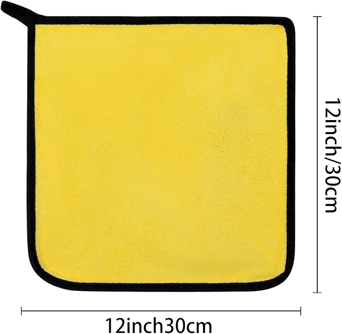uxcell Car Cleaning Cloths, 8 Pack Soft Premium Microfiber Towels - Image 3
