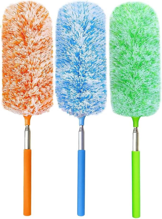 3 Pcs, Hand Microfibre Cleaning Tool Extendable s by Unknown