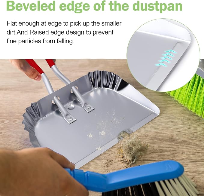 TOP DOG Metal Dustpan 17”, Aluminum Dust Pans Heavy Duty Does not Chip or Bend - Image 4