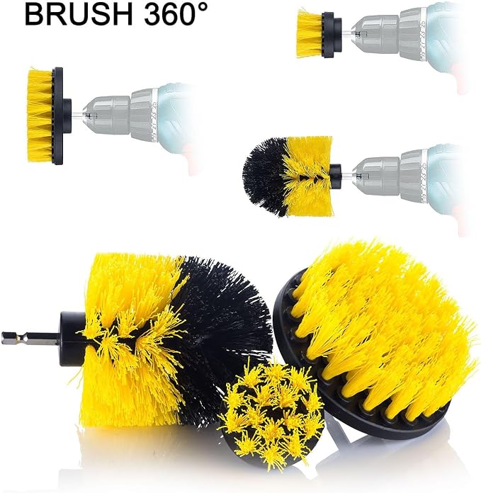 Drill Brush Car Detailing Attachment Set - Image 4