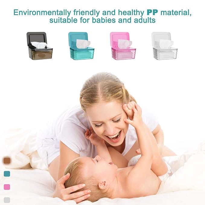 Wipes Dispenser, One-Handed Operation Wipe Holder - Image 7