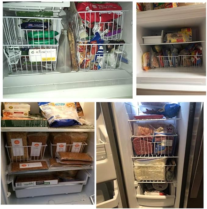 16inch Upright Freezer Organizer Baskets - Image 5