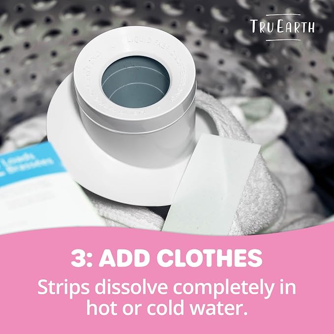 Tru Earth Hypoallergenic Baby Laundry Detergent Sheets/Strips - Image 5