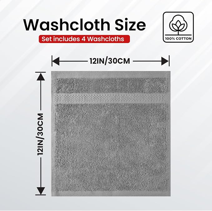 Infinitee Xclusives Luxury Wash Cloths - Image 3