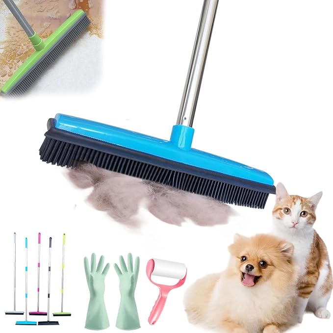 Pet Hair Rubber Broom, Rubber Broom by Unknown