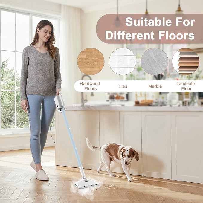 Steam Mop Cleaner, 7 in 1 Rotated Steam Cleaner - Image 6