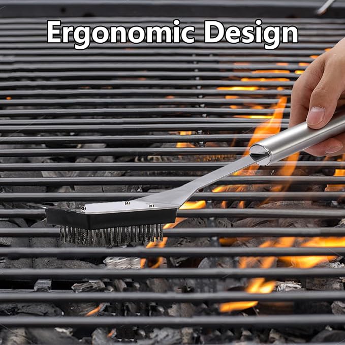 16.5” Grill Brush and Scraper - Image 3