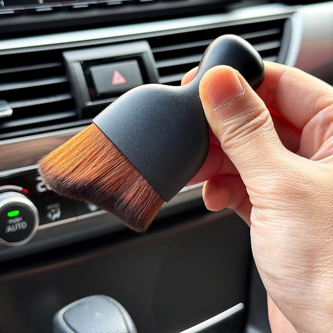 Car Detailing Brush, Soft Bristle Cleaning Brush, Scratch-Free Auto Duster Tool - Image 5