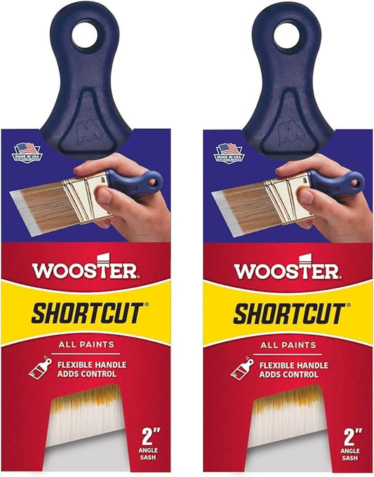 Wooster Brush Q3211-2 Shortcut Angle Sash Paintbrush by WoosterBrush