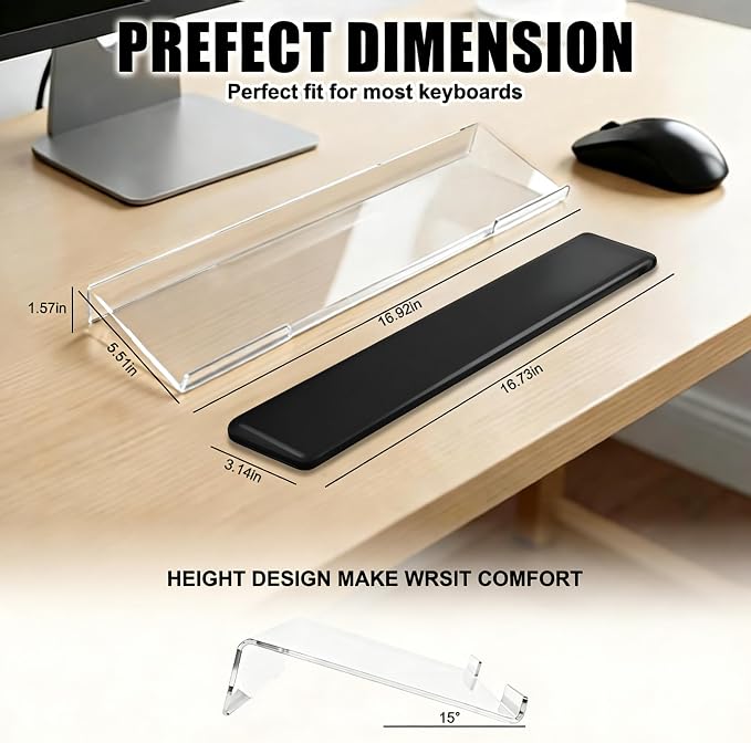 Acrylic Computer Keyboard Stand - Image 3